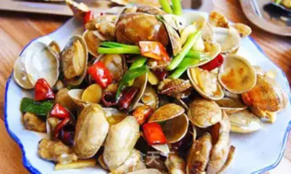 Make Popcorn clams step 2