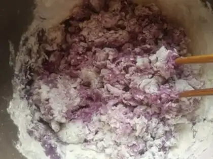 Make Purple roses step 7