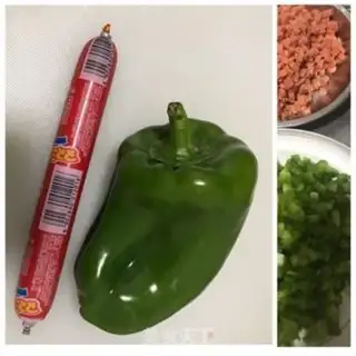 Make Pepper ham and noodle step 1