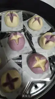 Make Flower buns step 6