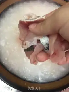 Make Dried fish porridge step 9