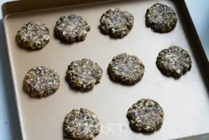 Make Black oatmeal cookies step 4