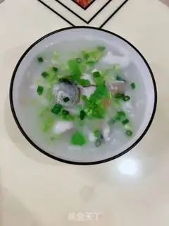 Make Dried fish porridge step 11