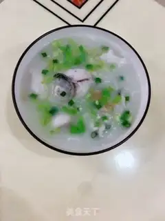 Make Dried fish porridge step 12