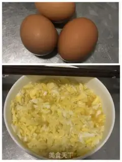 Make Carrot egg buns step 1
