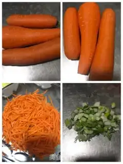 Make Carrot egg buns step 2