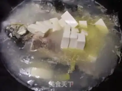 Make Skinfish egg tofu soup step 5