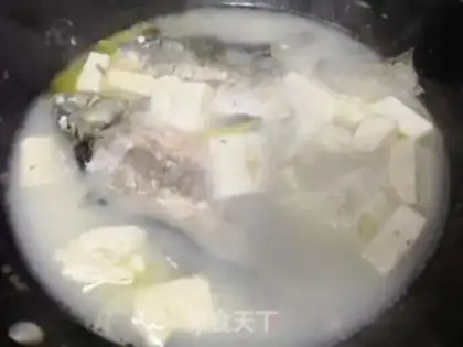 Make Skinfish egg tofu soup step 6