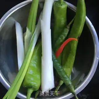 Make Cream pepper and red potato powder step 0