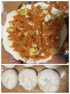 Make Carrot egg buns step 5
