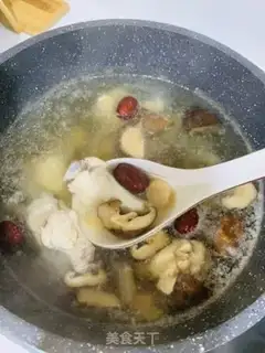 Make Sphinx, chicken leg soup step 7
