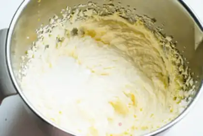 Make Cheese pound cake step 3