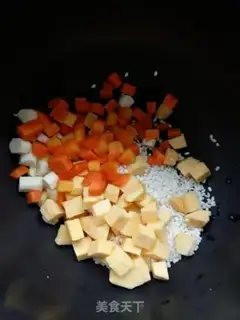 Make Three-colour rice porridge step 2