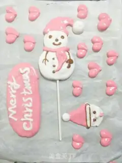 Make Snowman lollipops step 9