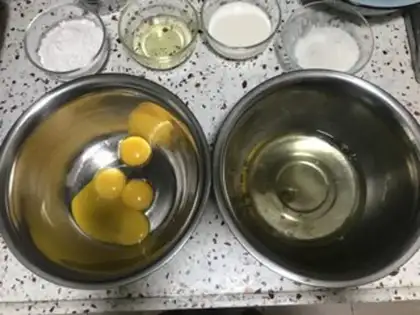 Make A tea twilight cake step 1
