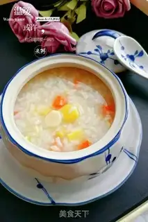 Make Three-colour rice porridge step 5