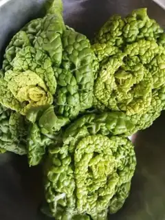 Make Garlic yellow cabbage step 0