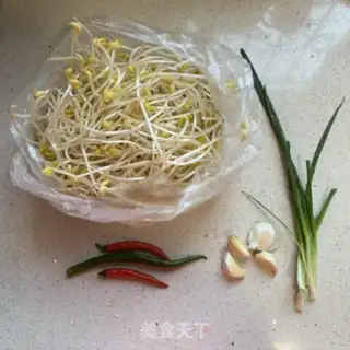 Make Cold bean sprouts step 0
