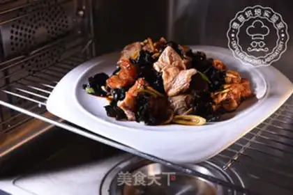 Make Mulberry mushroom steam chicken step 7