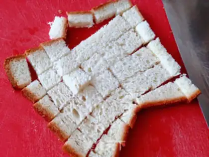 Make Fruitbread pudding step 1