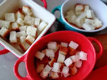 Make Fruitbread pudding step 2