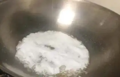 Make Peanut sesame sugar step 2