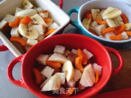 Make Fruitbread pudding step 6