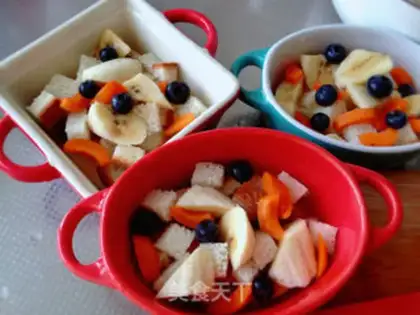 Make Fruitbread pudding step 7
