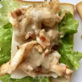 Make Shrimp sandwich step 18