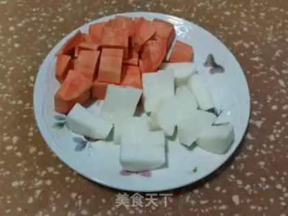 Make Potato Mountain Porridge step 1