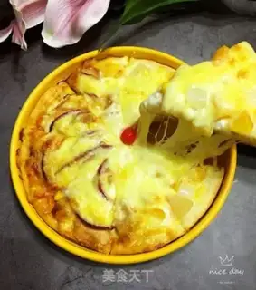 Make A fruit chicken double-packed pizza step 13