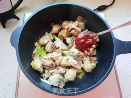 Make Spicy chicken step 5