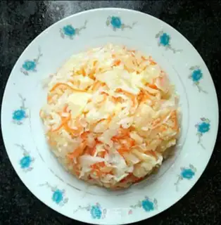 Make Sugar and cabbage step 4