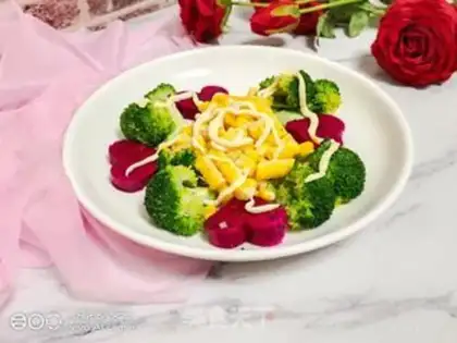 Make Fruits, blue salad step 6