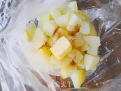 Make Curry mashed potatoes step 2