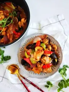 Make Spicy chicken step 15