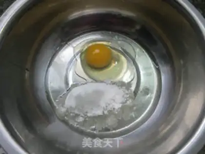 Make Black sesame fruit step 1