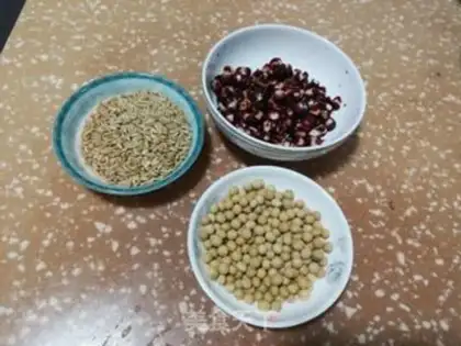 Make Black corn oatmeal step 0