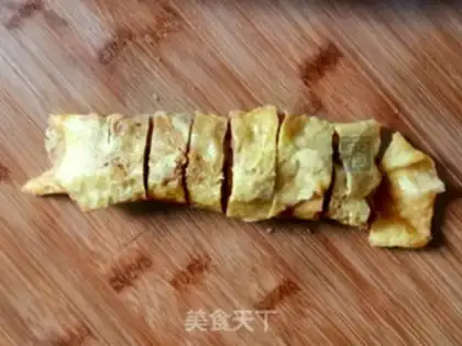 Make Eggskin roll step 7