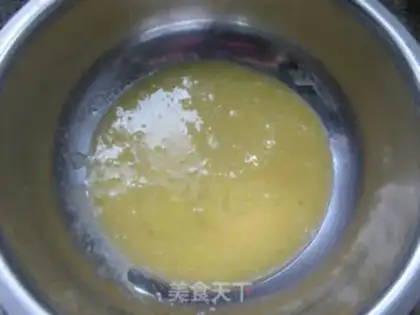 Make Black sesame fruit step 2