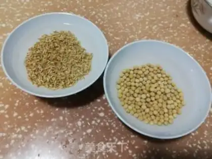 Make Black corn oatmeal step 1