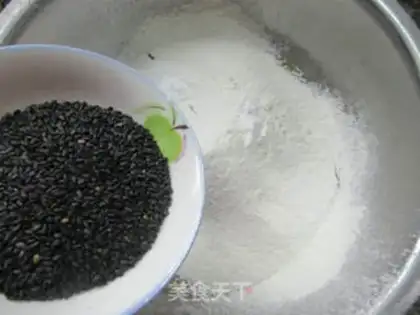 Make Black sesame fruit step 6
