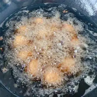 Make Traditional fried balls step 9
