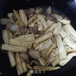 Make Five flowers and rotting bamboo step 3