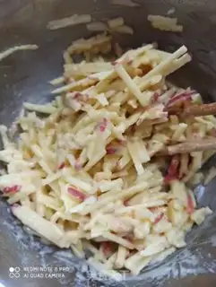 Make Apple pizza step 2
