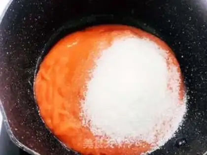 Make A mountain cake step 12