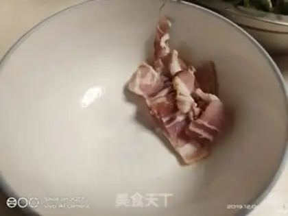 Make Bacon sprouts step 1