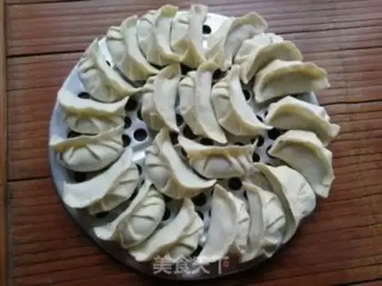 Make Scrambled mushroom dumplings step 6