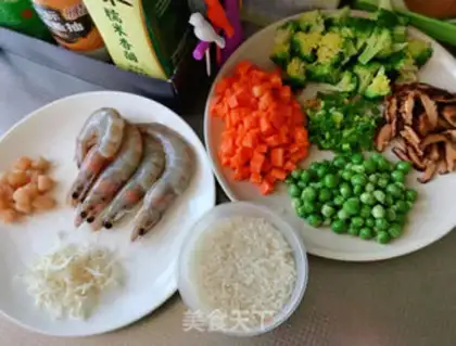 Make Shrimp porridge step 0