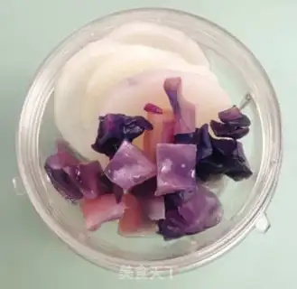 Make ♪ ♪ Purple radish mud ♪ step 4